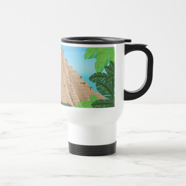 Caneca Térmica Pirâmide Asteca (Direita)