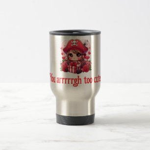 Caneca Térmica Pirata de Dia de os namorados
