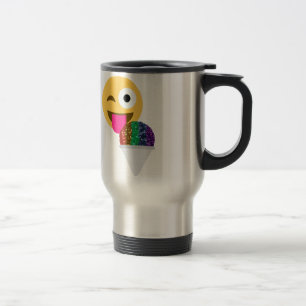 Caneca Térmica piscar os olhos emoji brilhante