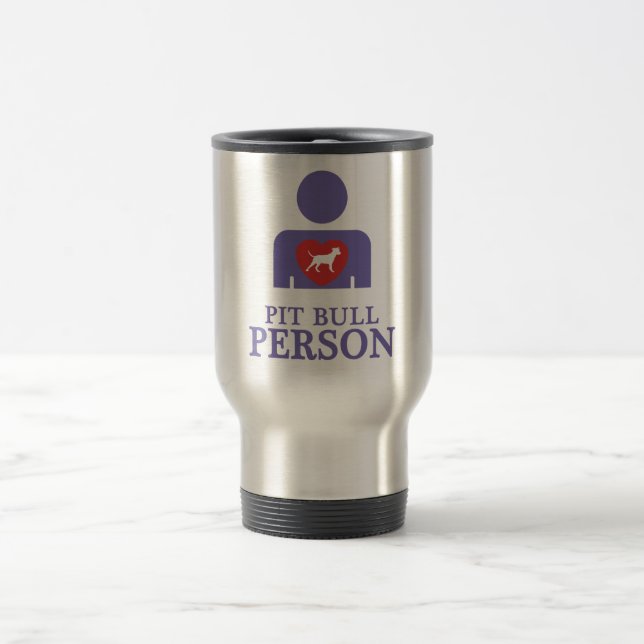 Caneca Térmica Pitbull Terrier americano (Centro)