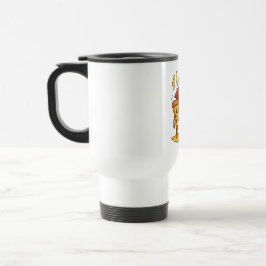 Caneca Térmica Pizza debaixo da chuva de queijo