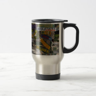 Caneca Térmica Placa de Sinalização Rum Point Grand Cayman