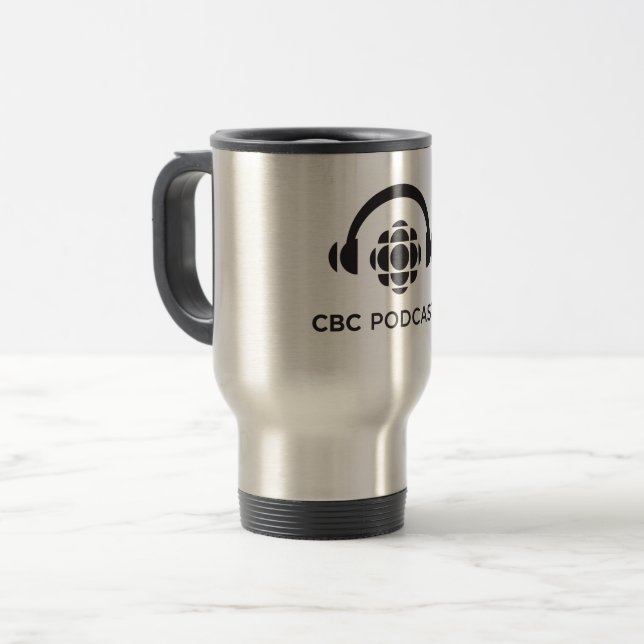 Caneca Térmica Podcasts CBC (Frente Esquerda)