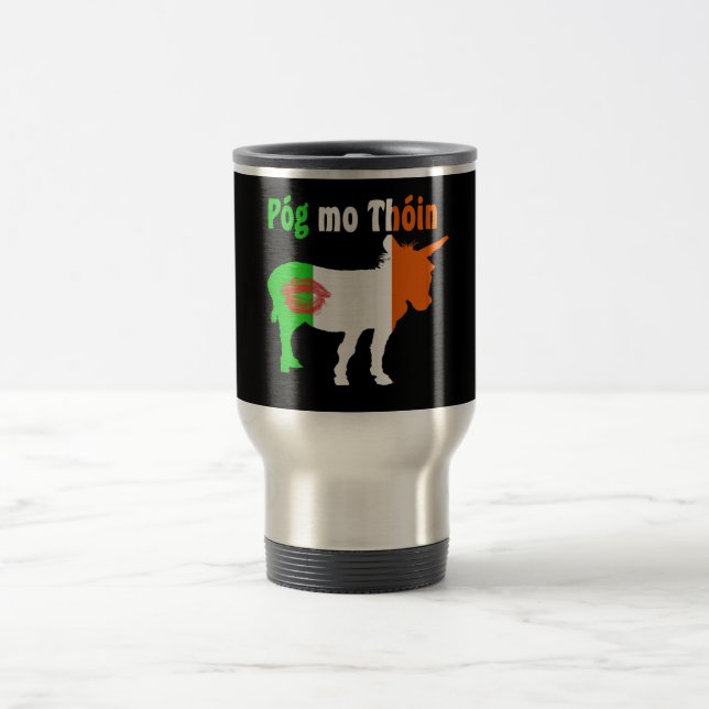 Caneca Térmica Pog Mo Thoin - Humor Irlandês (Centro)