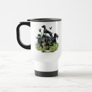 Caneca Térmica Pointer Alemão de Pelo Curto