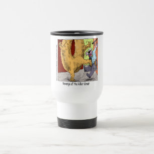 Caneca Térmica Polícia Vs Donut Cartoon Divertido