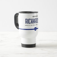 Policial Thin Blue Line Personalizado