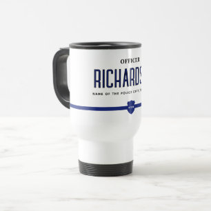 Caneca Térmica Policial Thin Blue Line Personalizado
