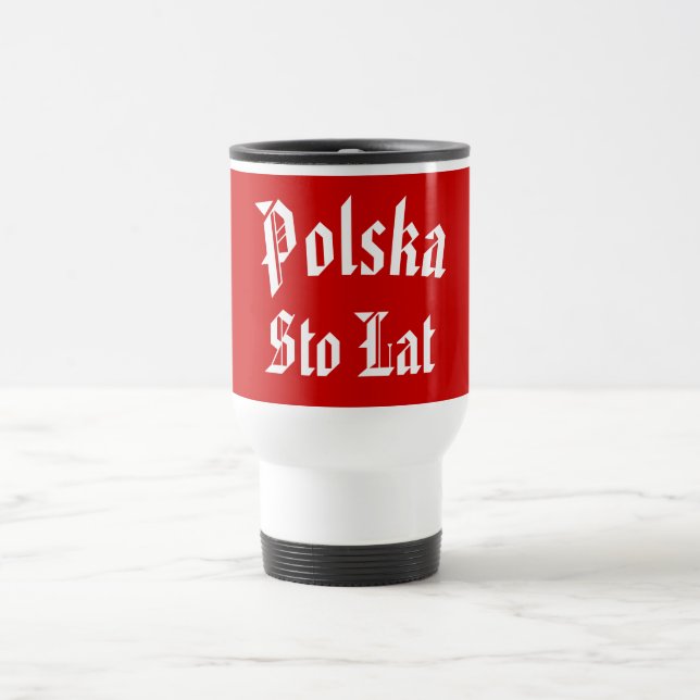 Caneca Térmica Polonês Polska Sto Lat (Centro)