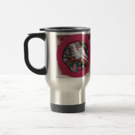 Caneca Térmica Pomba Branca a Rosa - Vinha de Martha