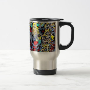 Caneca Térmica pontapé da cor - leitão