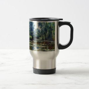 Caneca Térmica Ponte de Claude Monet sobre a lagoa do lírio de
