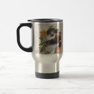 Caneca Térmica Ponteiro de neve alemão com faisão de neve