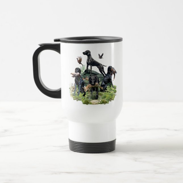 Caneca Térmica Ponteiros Curtos da Alemanha Negra (Esquerda)
