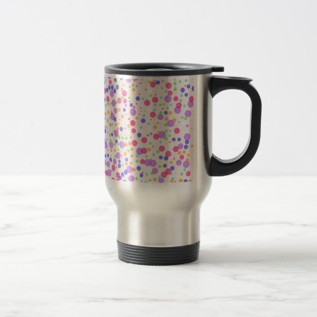 Caneca Térmica Pontos a rosa (Direita)