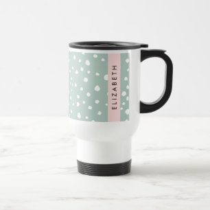 Caneca Térmica Pontos Verdes Dalmacianos, Pontos, Seu Nome
