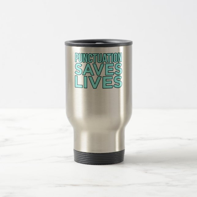 Caneca Térmica Pontuação Estudante de Ensino de Língua Inglesa (Centro)