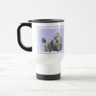 Caneca Térmica Poodle (Brinquedo, Miniatura) Pintando Arte Cão O
