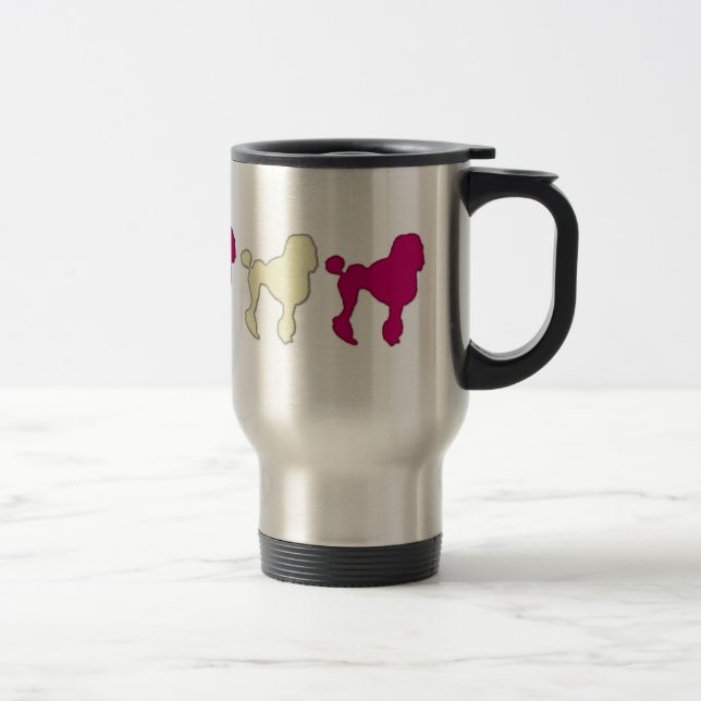Caneca Térmica Poodles On Parade (Direita)