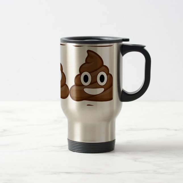 Caneca Térmica poop emoji (Direita)