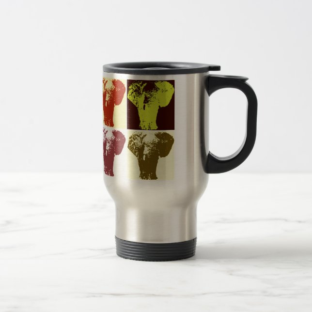 Caneca Térmica Pop Art Elephant (Direita)
