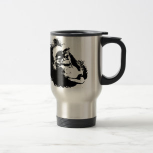 Caneca Térmica Pop Art Funny Chimpanzé