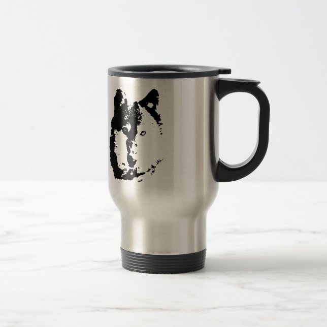 Caneca Térmica Pop Art Wolf (Direita)
