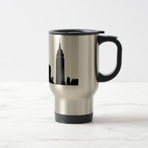 Caneca Térmica Pop preto e branco Nova Iorque