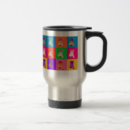 Caneca Térmica Popart Teddy Bear Stainless Steel Traveler Mug