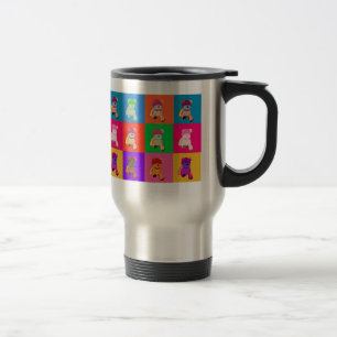Caneca Térmica Popart Teddy Bear Stainless Steel Traveler Mug