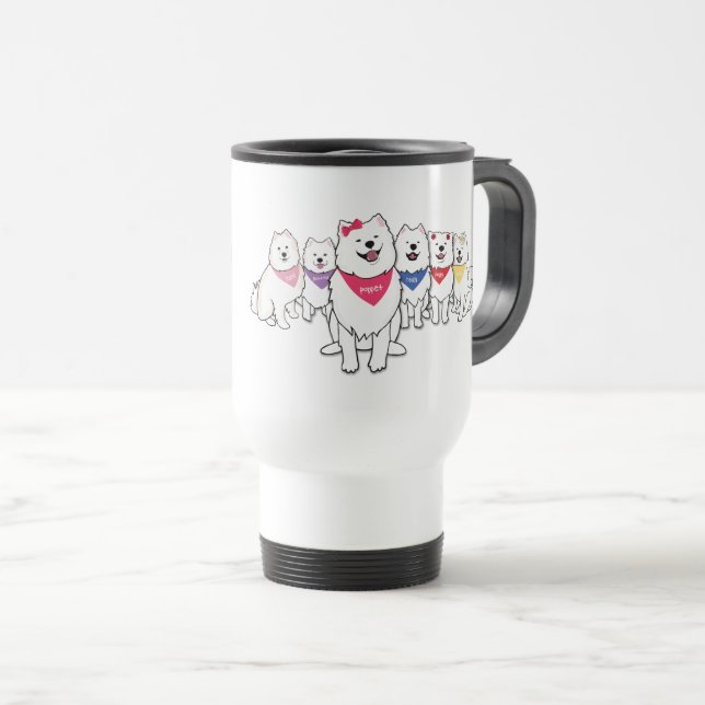 Caneca Térmica Poppet e a gangue (Frente Esquerda)