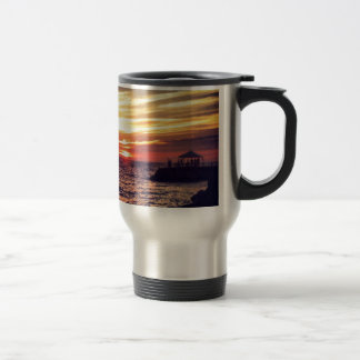 Caneca Térmica Por do sol bonito de Puerto Vallarta