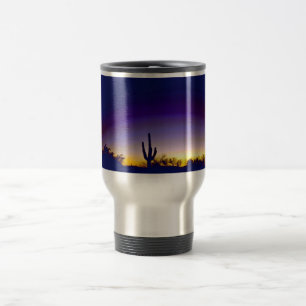 Caneca Térmica Por do sol da arizona da garganta de Sabino