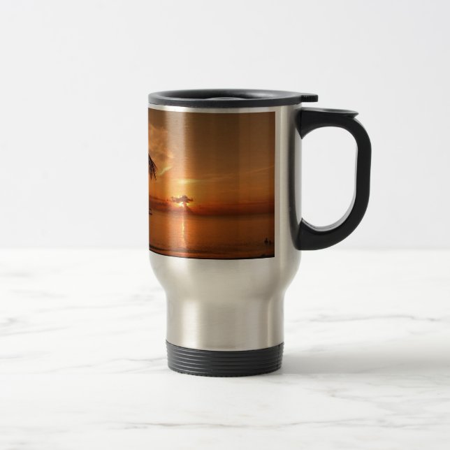 Caneca Térmica Pôr do Sol de Verão (Direita)