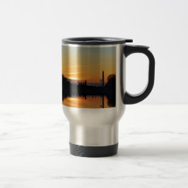 Caneca Térmica Pôr do sol do Capitol Hill.