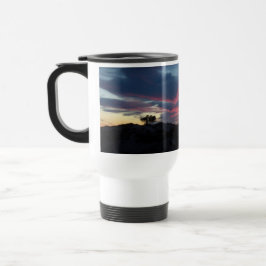 Caneca Térmica Pôr do sol no Lago Michigan (Dunas) 