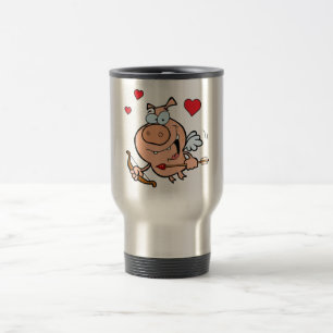 Caneca Térmica Porco do vôo com arco e seta