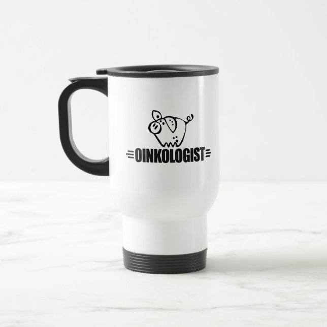 Caneca Térmica Porco Engraçado (Esquerda)
