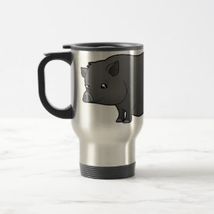 Caneca Térmica Porco Miniatura Cartoon