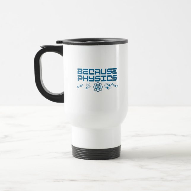 Caneca Térmica Porque Física (Esquerda)