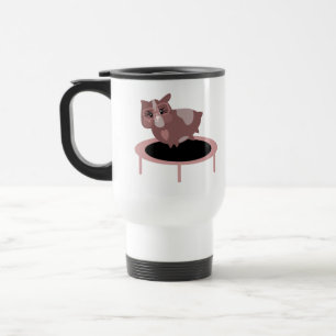 Caneca Térmica Porquinhos-da-índia Fofos se Exercitando