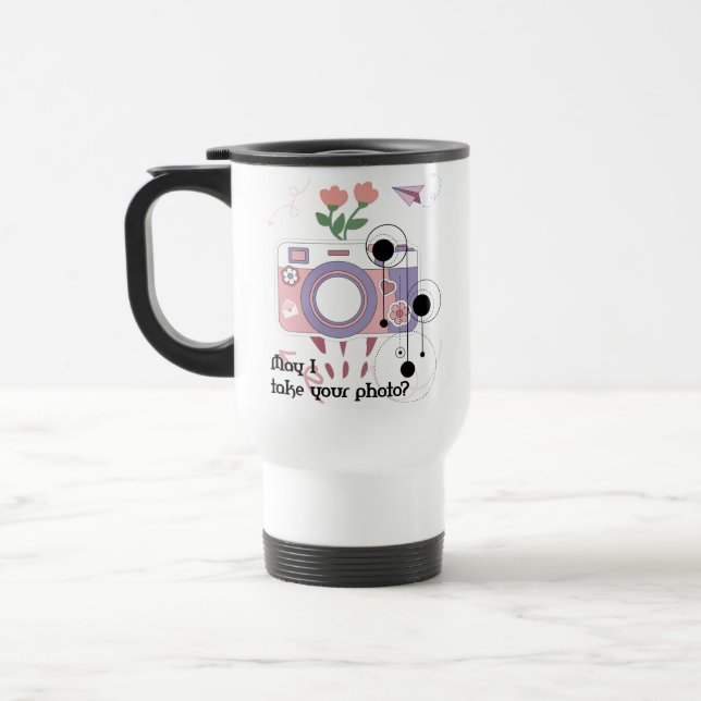 Caneca Térmica Posso tirar sua foto? (Esquerda)