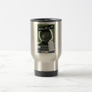 Caneca Térmica Poster de recrutamento do exército