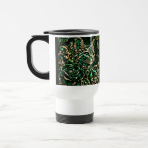 Caneca Térmica Pôster do Gato Joia Esmeralda