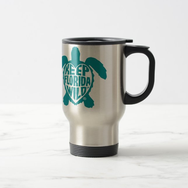 Caneca Térmica Poupança da tartaruga de mar (Direita)