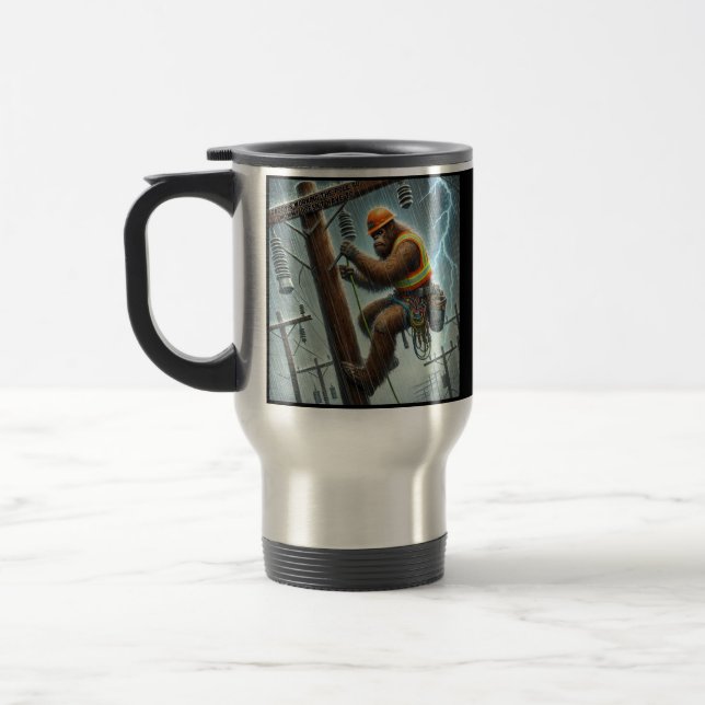 Caneca Térmica Power Lineman Bigfoot - Storm Ops COFFEE MUG (Esquerda)