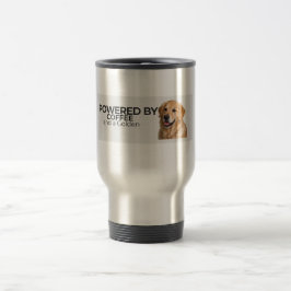 Caneca Térmica Powered by Coffee and a Golden – Stainless 