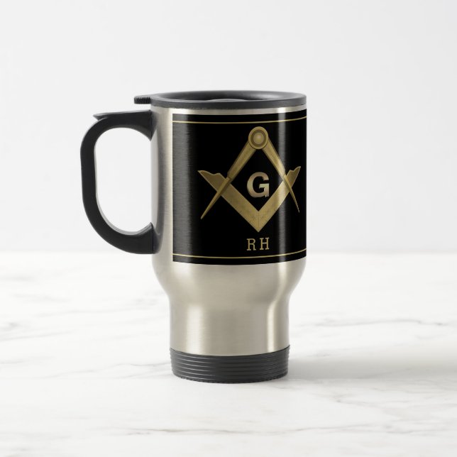 Caneca Térmica Praça Clássica e Monograma de Compass (Esquerda)