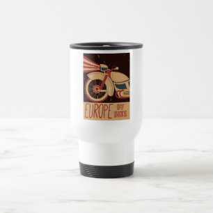Caneca Térmica Praia de Santa Giulia Cartaz de viagem francês vin