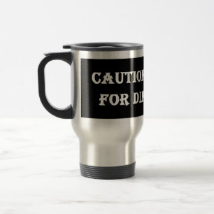 Caneca Térmica Precaução Eu Braço Para Dinossauros